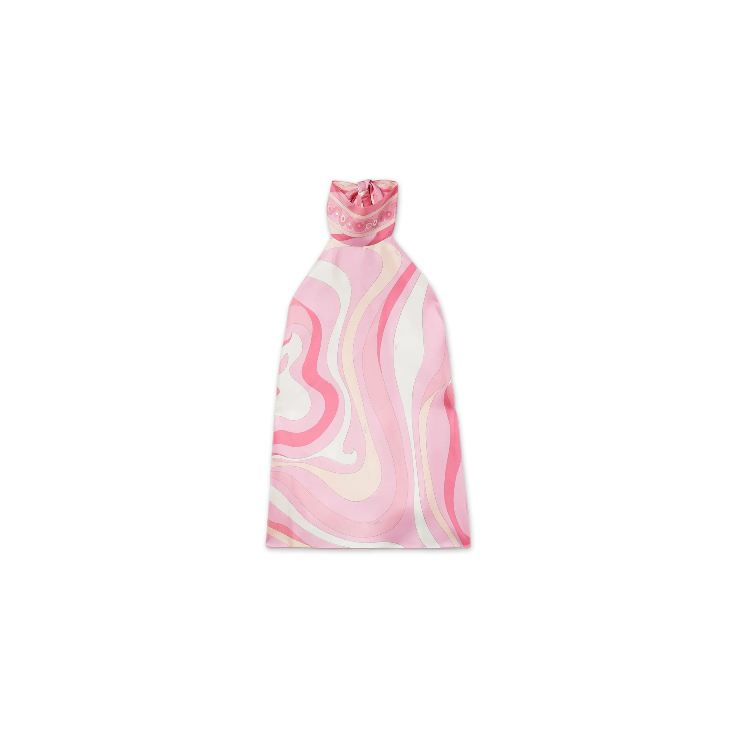 PUCCI PINK SILK HALTERNECK TOP 5HRM435H761028